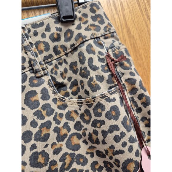 Knox Rose Women's Leopard Print Ankle Skinny Pants Size 8, Comfort Waist - Picture 5 of 12